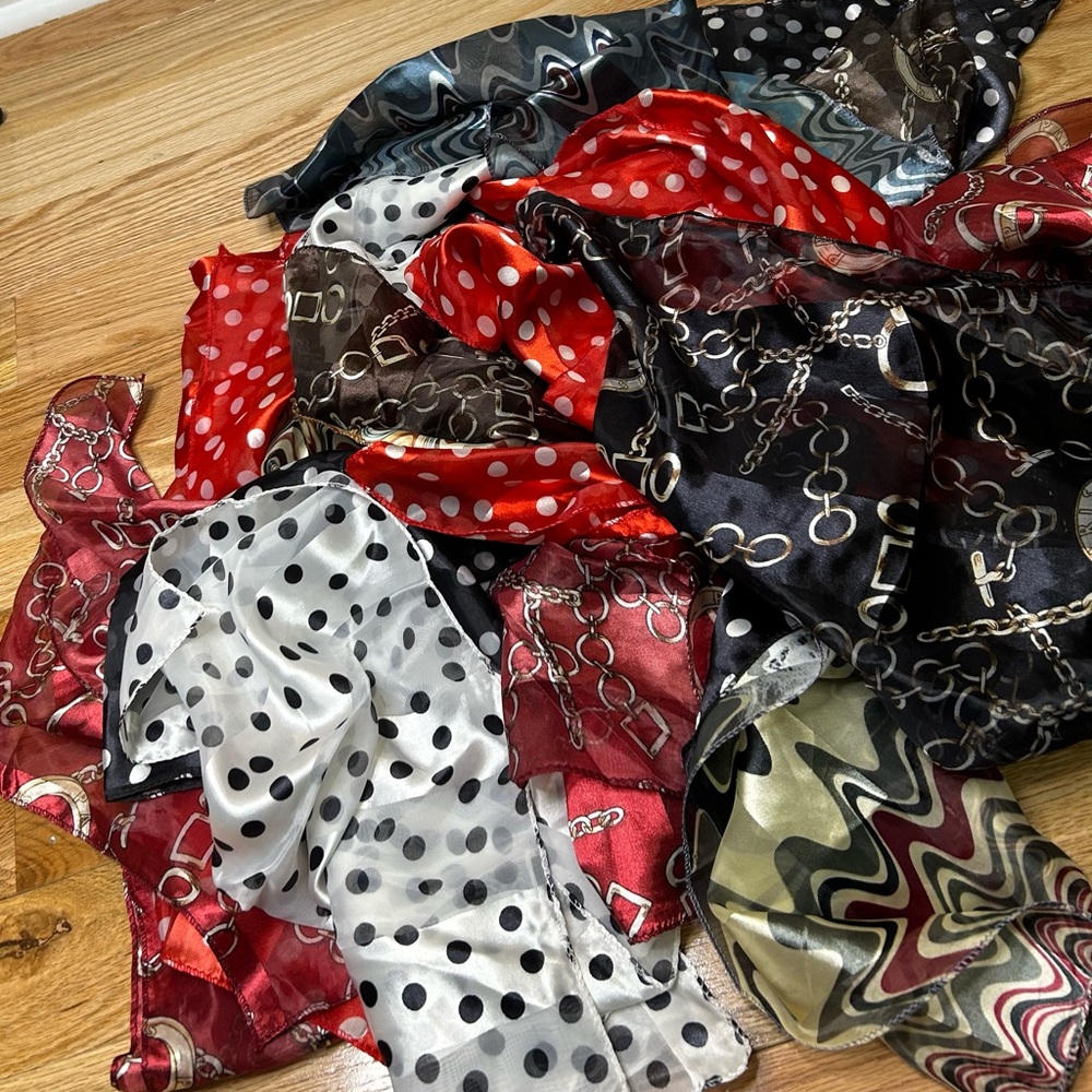 Assorted scarves